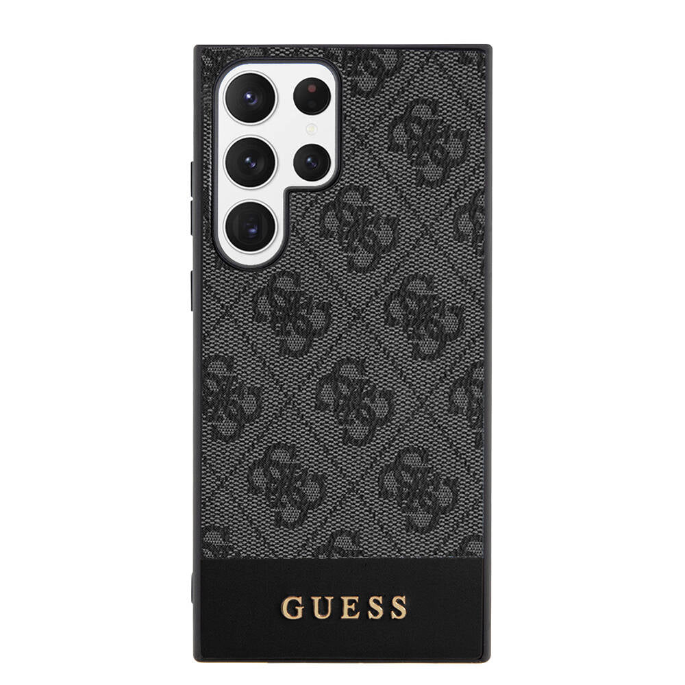 Guess Galaxy S24 Ultra Orjinal Lisanslı PU Deri Şerit Logo Dizaynlı Kılıf Guess Galaxy S24 Ultra Orjinal Lisanslı PU Deri Şerit Logo Dizaynlı Kılıf